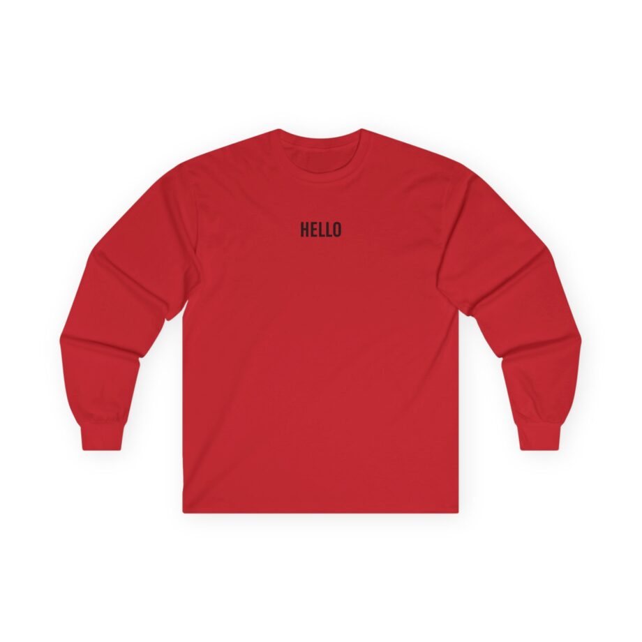 Adele Hallo Unisex Ultra Cotton Long Sleeve Tee