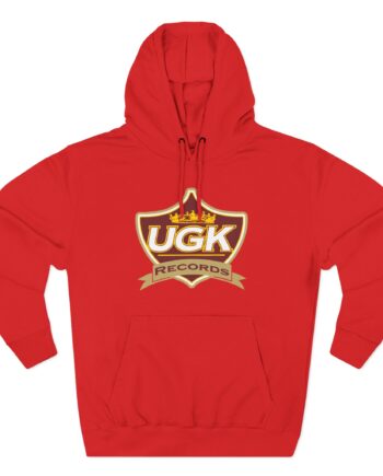 UGK Records Three-Panel Fleece Hoodie