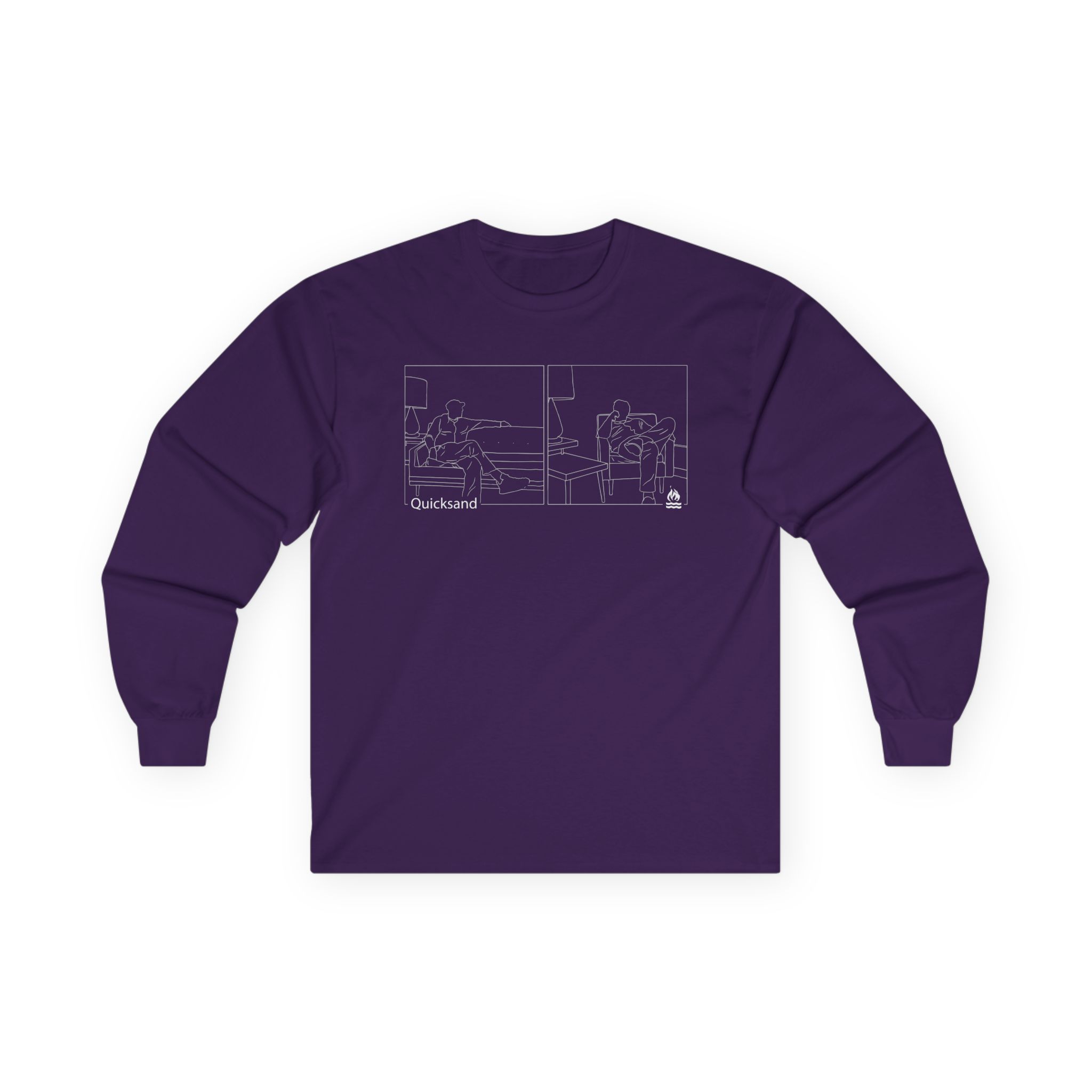 Hot Water Music Quicksand Split Unisex Ultra Cotton Long Sleeve Tee