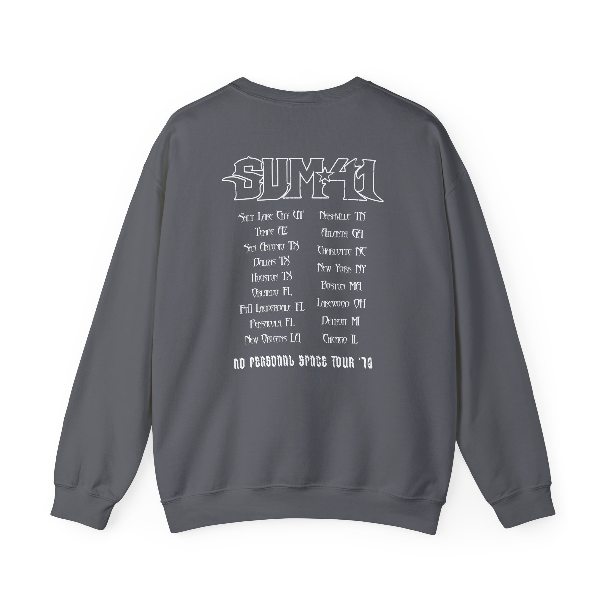 Sum 41 Reap41 Itin Unisex Heavy Blendâ„¢ Crewneck Sweatshirt