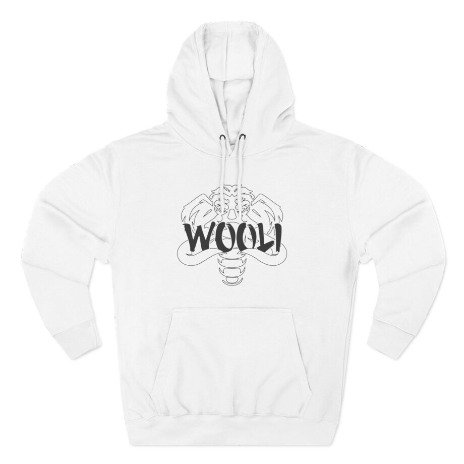 Wooli  Three-Panel Fleece Hoodie