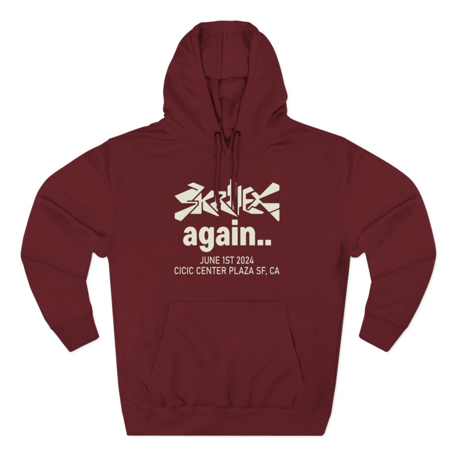Skrillex Fred Again Civic Center Three-Panel Fleece Hoodie