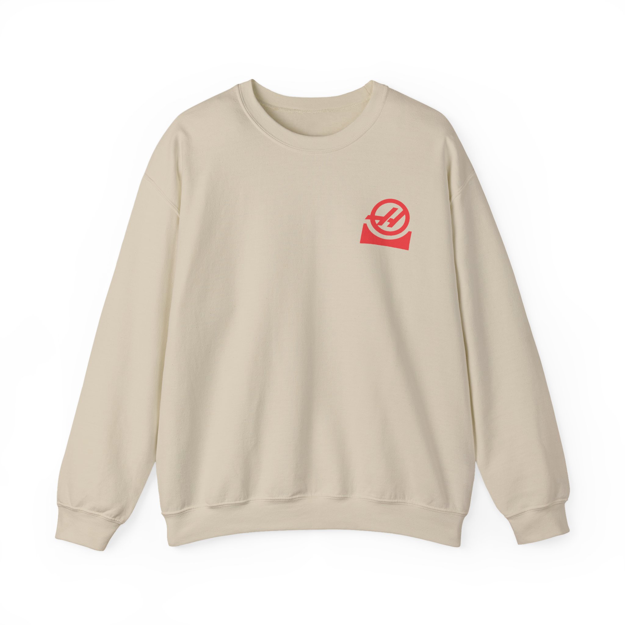 Haas F1 Color Block Unisex Heavy Blendâ„¢ Crewneck Sweatshirt