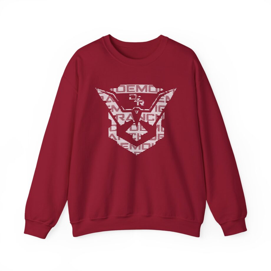 Demolition Ranch Demo Glitch Shield Unisex Heavy Blend™ Crewneck Sweatshirt