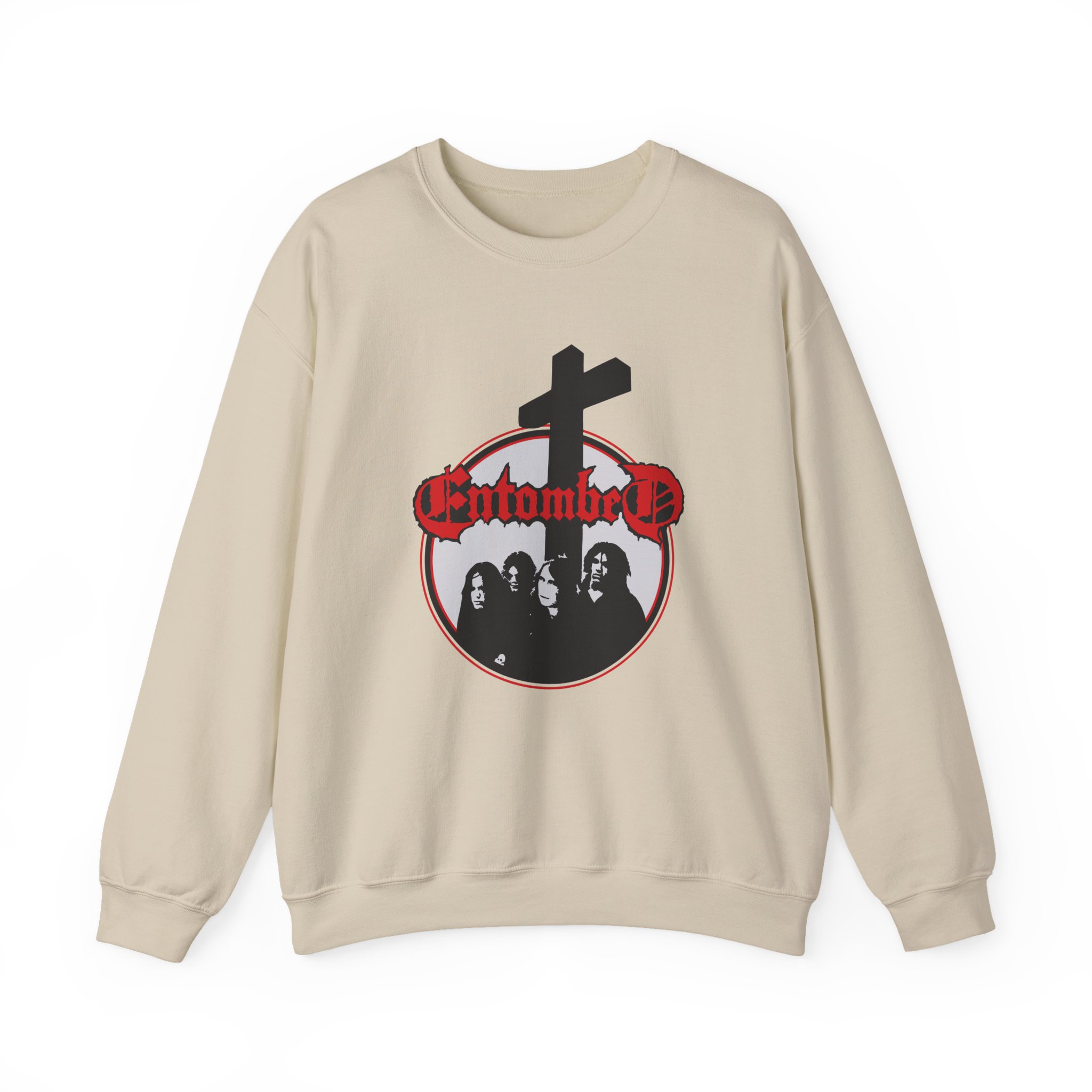 Entombed 3/4 Baseball Left Hand Unisex Heavy Blendâ„¢ Crewneck Sweatshirt