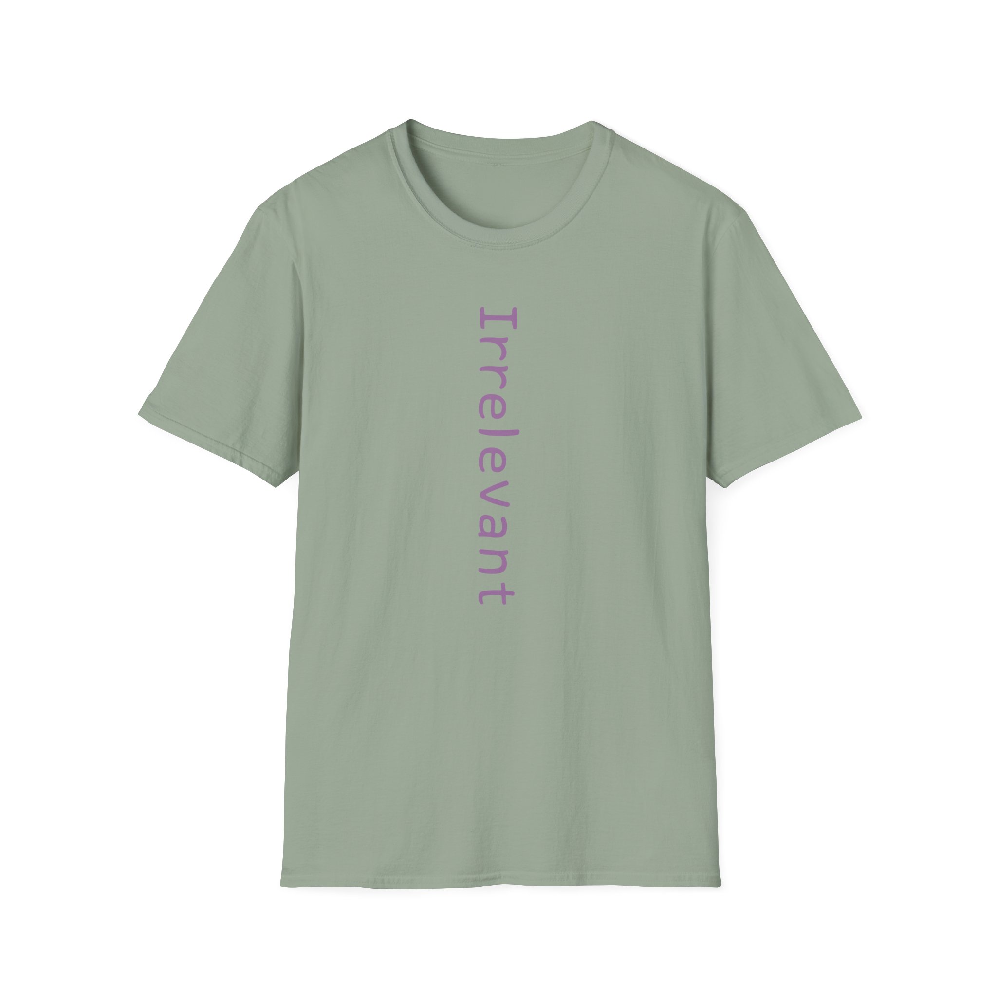 Qtcinderella Irrelevant Unisex Softstyle T-Shirt