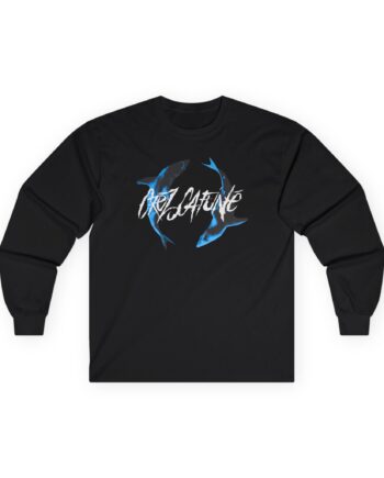 Cruz Cafune Double Shark Unisex Ultra Cotton Long Sleeve Tee