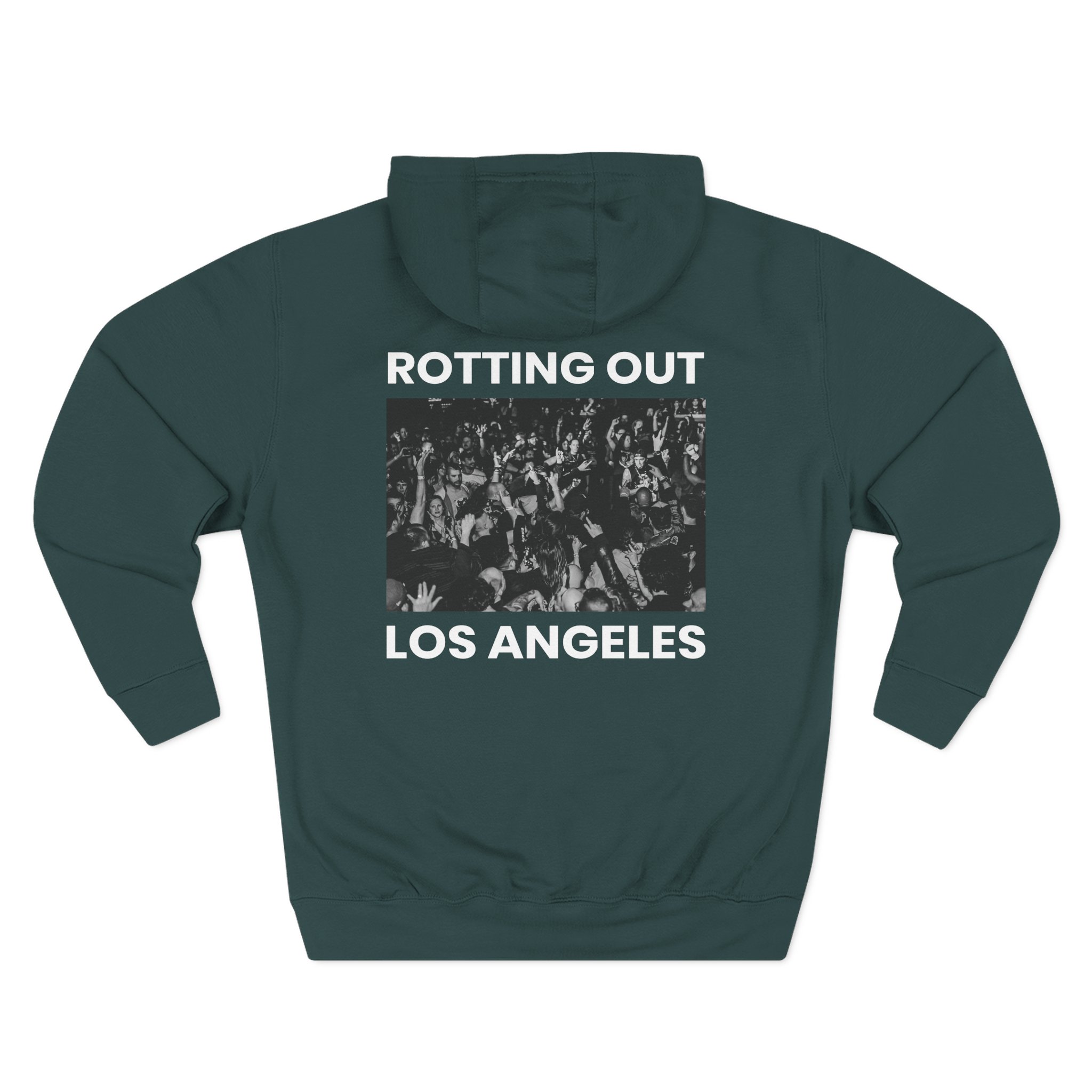Rotting Out  Los Angeles Three-Panel Fleece Hoodie