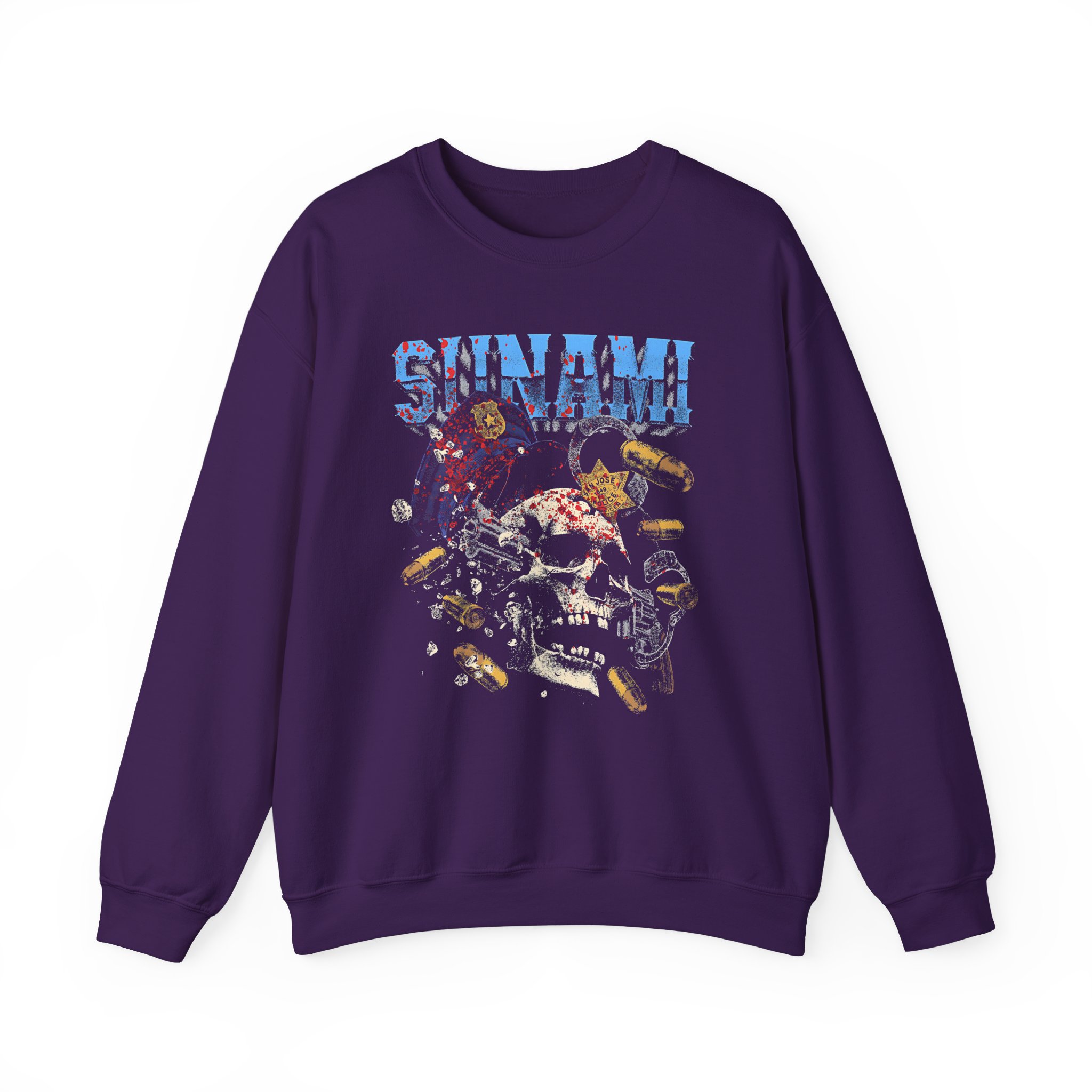 Sunami Skull Unisex Heavy Blendâ„¢ Crewneck Sweatshirt