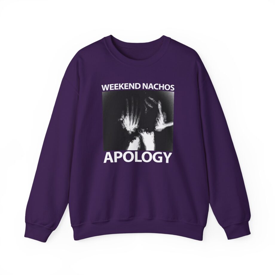 Weekend Nachos Apology Unisex Heavy Blend™ Crewneck Sweatshirt
