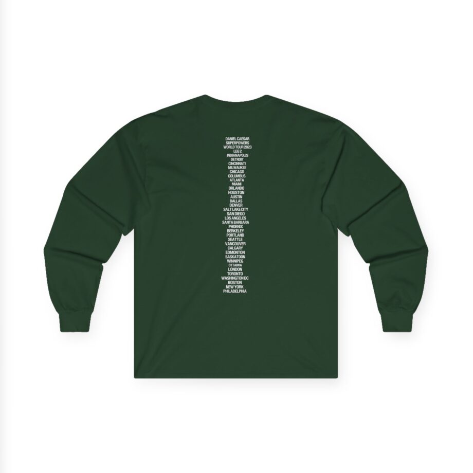 Daniel Caesar Superpowers World Tour Unisex Ultra Cotton Long Sleeve Tee