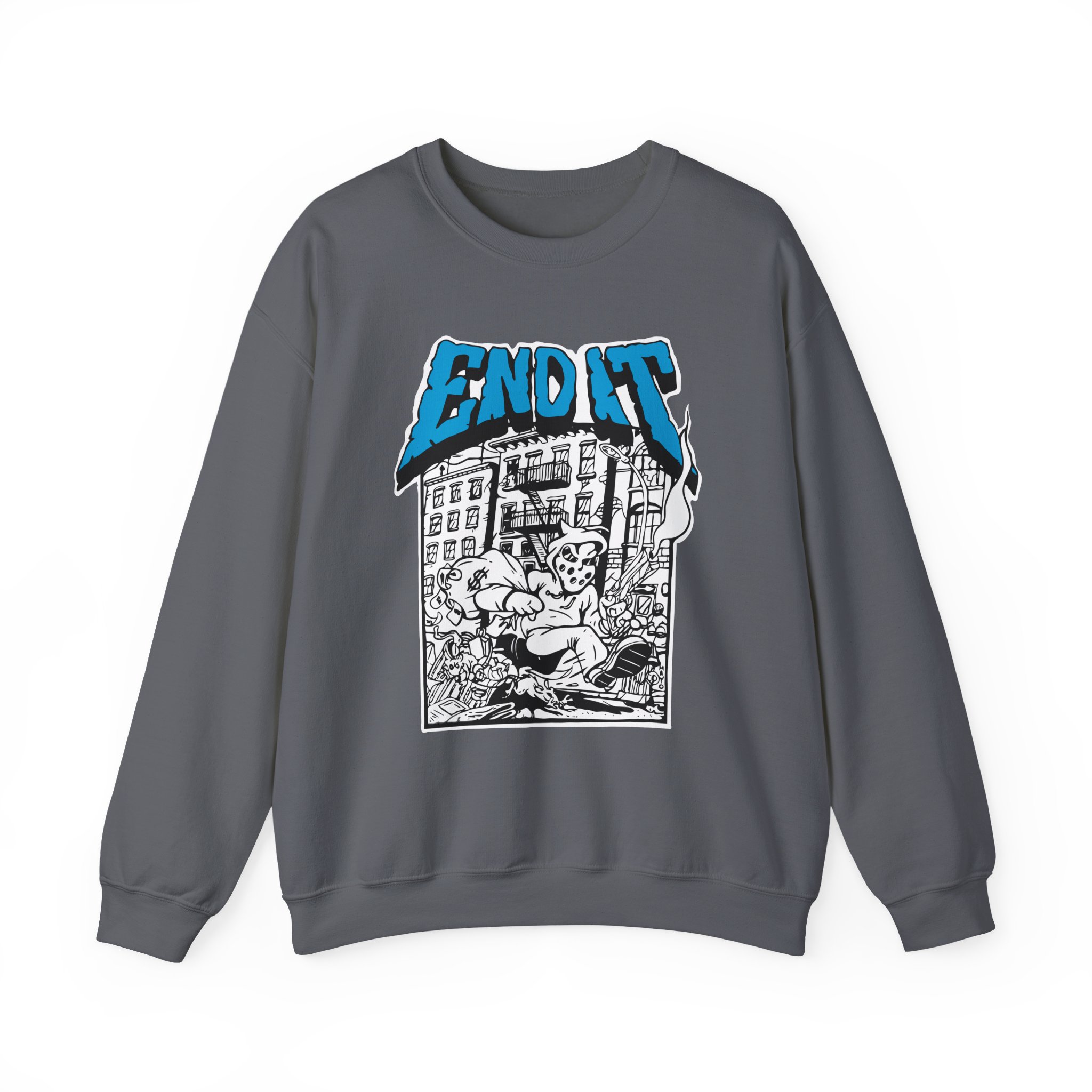 End It Unisex Heavy Blend Crewneck Sweatshirt