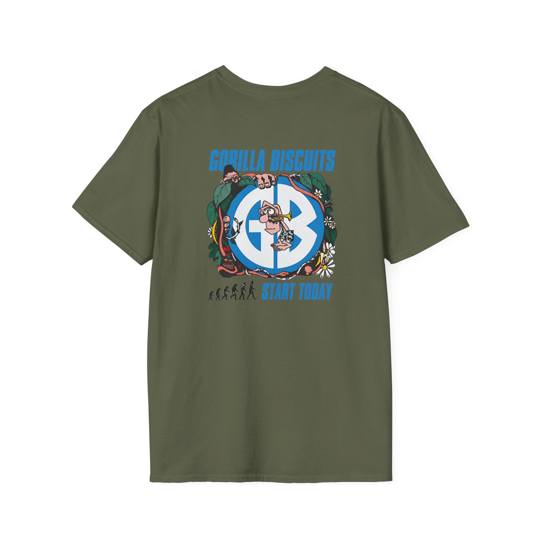 Gorilla Biscuits Jungle Unisex Softstyle T-Shirt