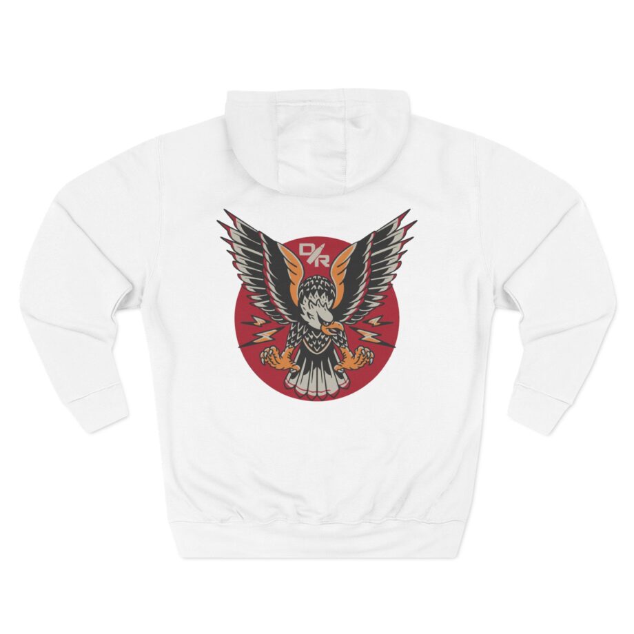 Demolition Ranch Demo Tattoo Eagle Three-Panel Fleece Hoodie