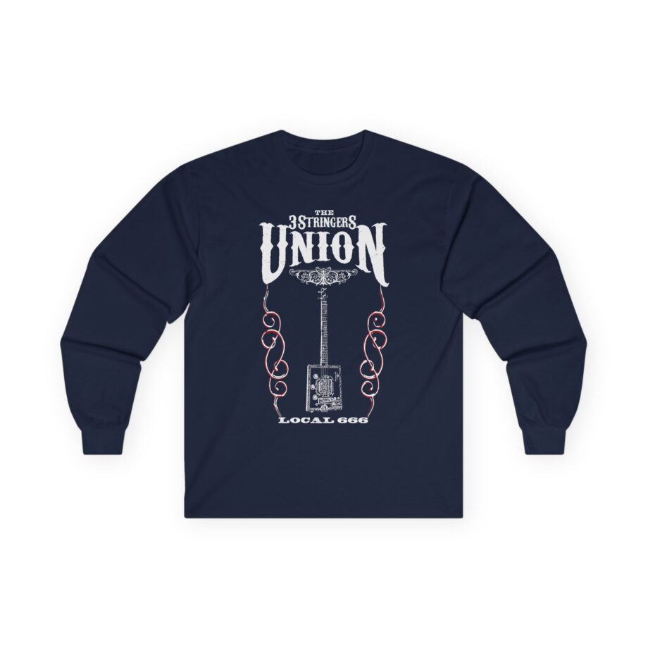 Seasick Steve Cigar Box Guitar 3 Stringers Unisex Ultra Cotton Long Sleeve Tee