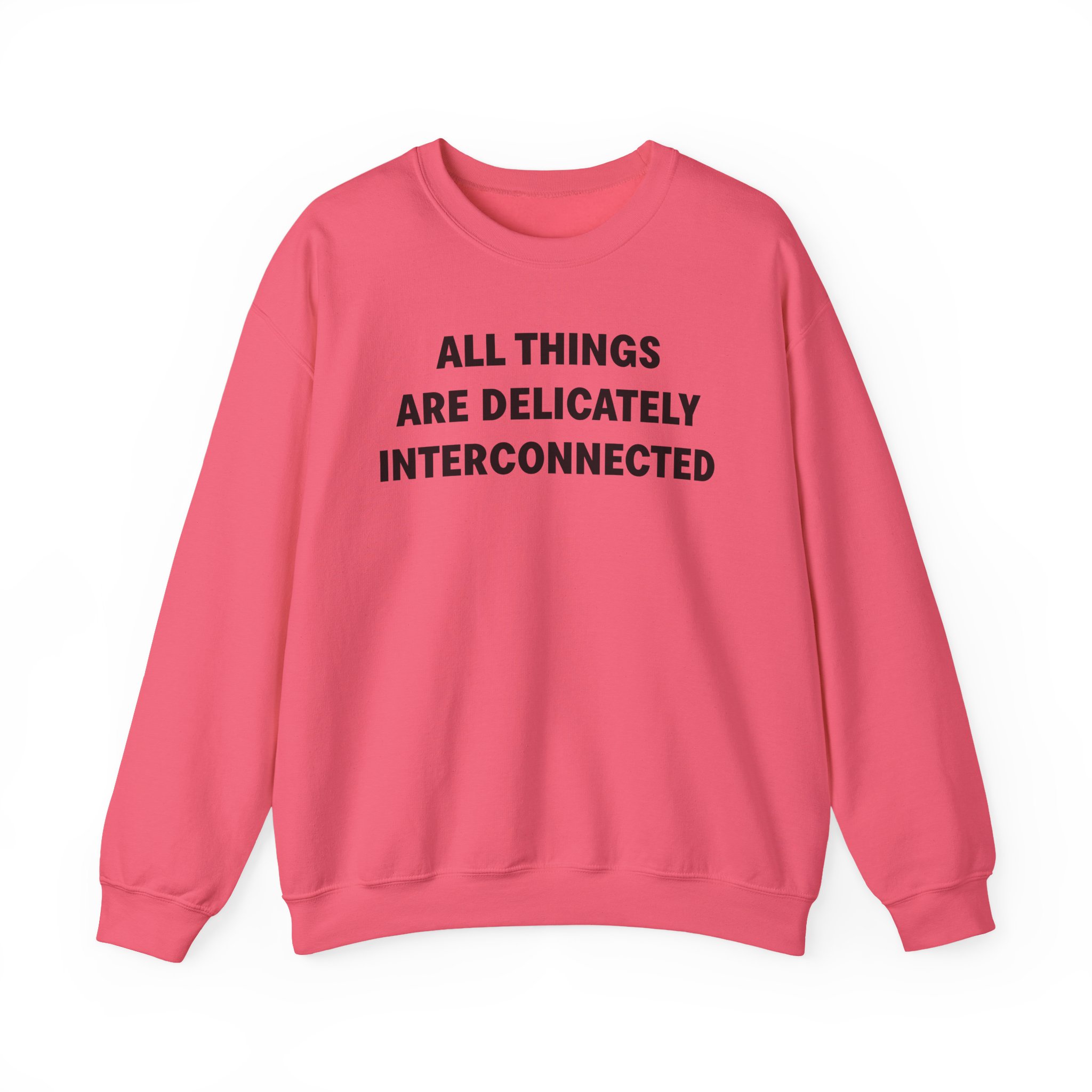 Jenny Holzer All Things Are Delicately Interconnected Unisex Heavy Blendâ„¢ Crewneck Sweatshirt