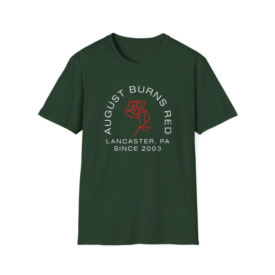 August Burns Red Rose Unisex Softstyle T-Shirt