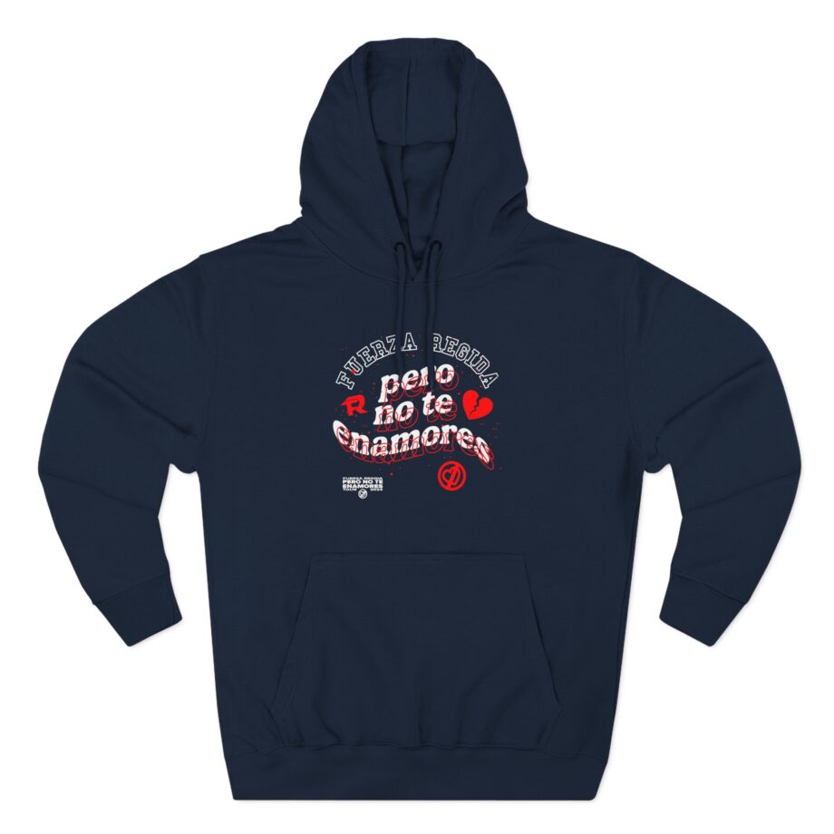 Fuerza Regida Broken Heart  Three-Panel Fleece Hoodie