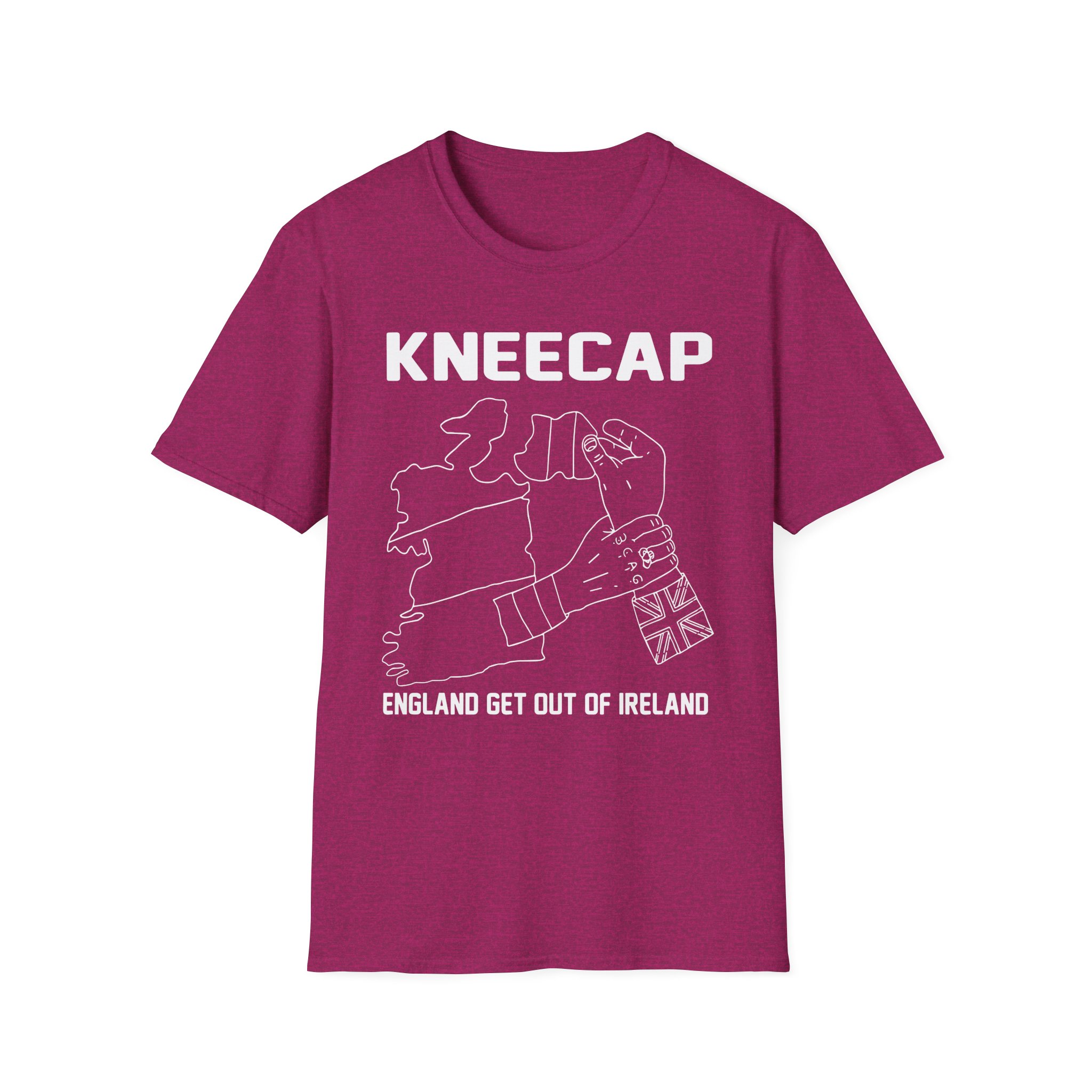 England Get Out of Ireland Unisex Softstyle T-Shirt