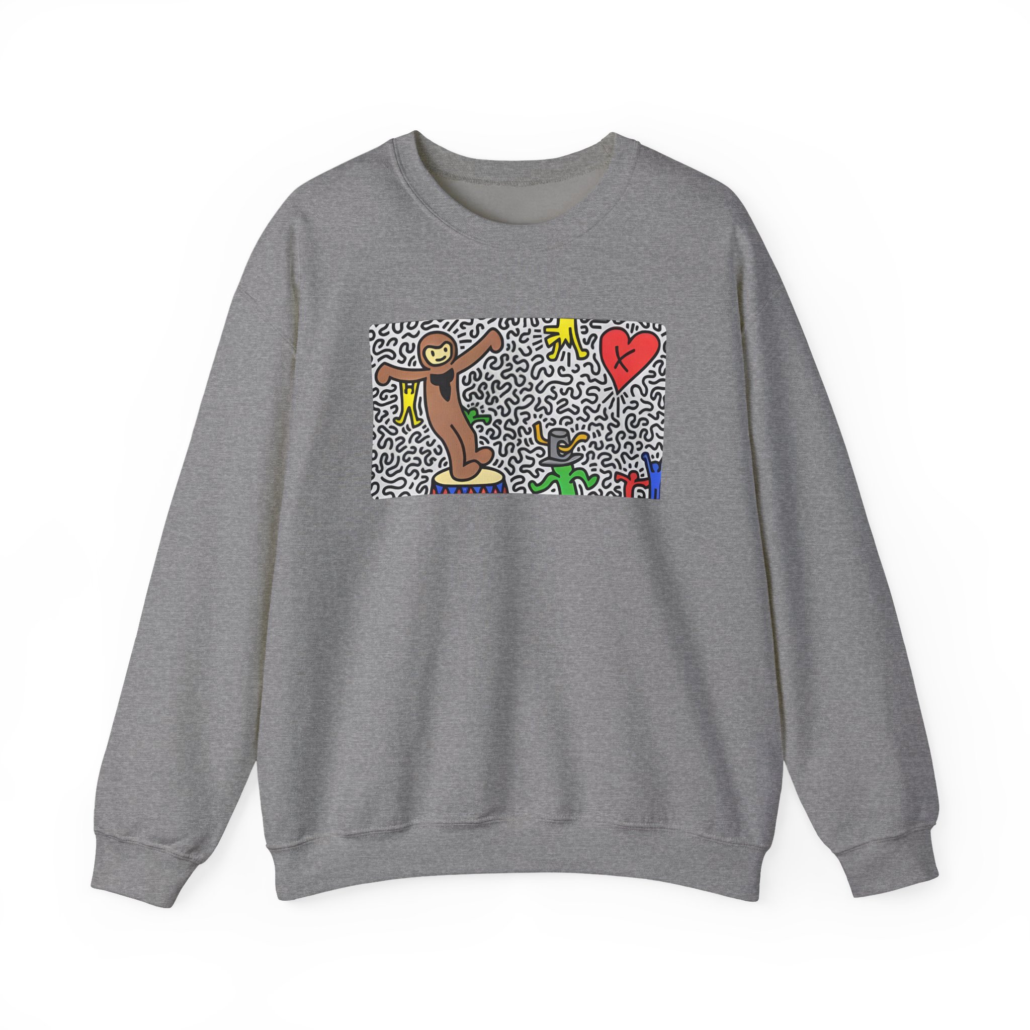 Spoonkid Monke Unisex Heavy Blendâ„¢ Crewneck Sweatshirt