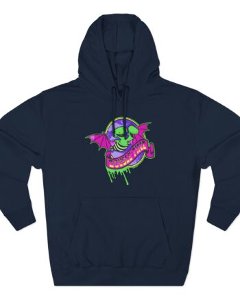 Double Fine Halloween Three-Panel Fleece Hoodie