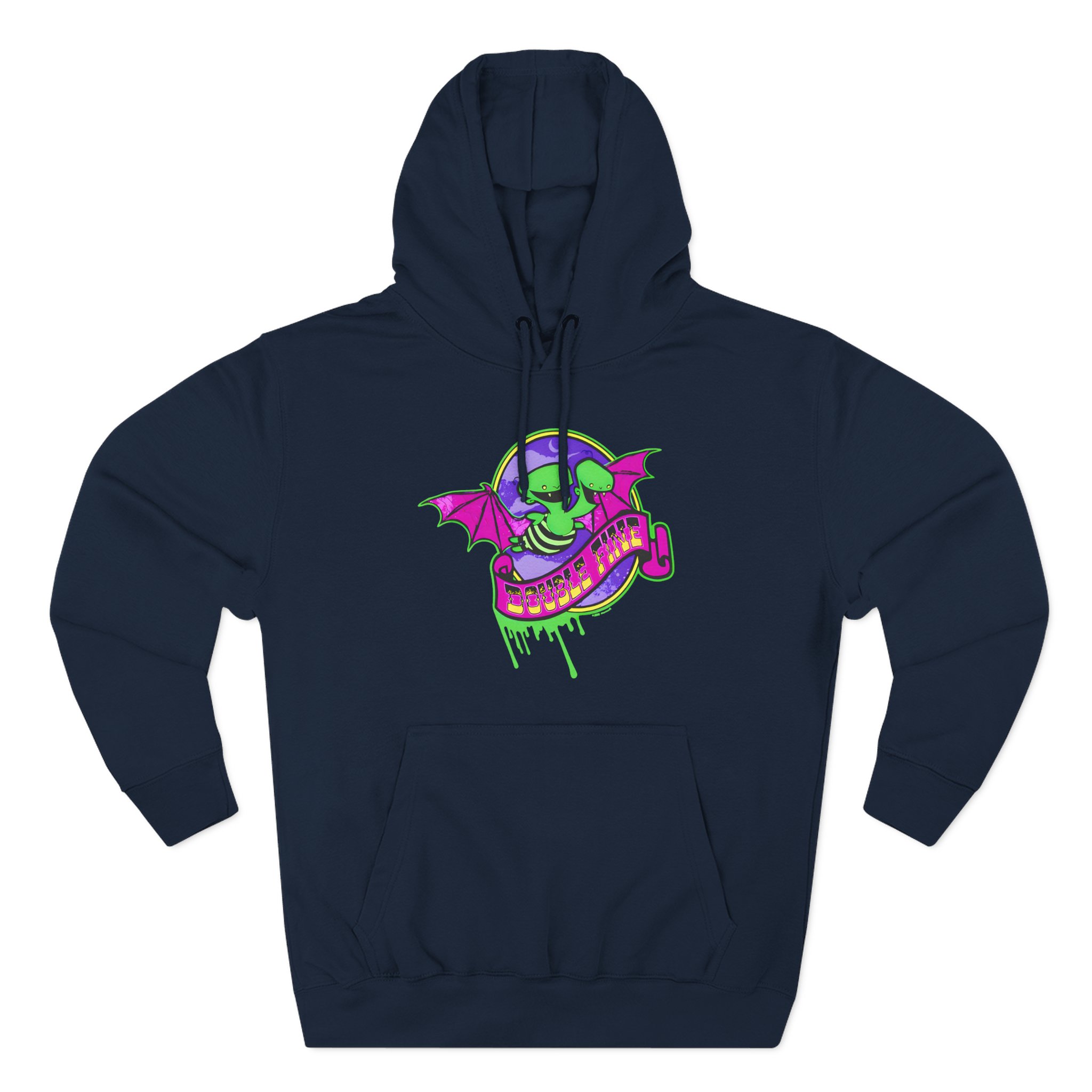 Double Fine Halloween Three-Panel Fleece Hoodie