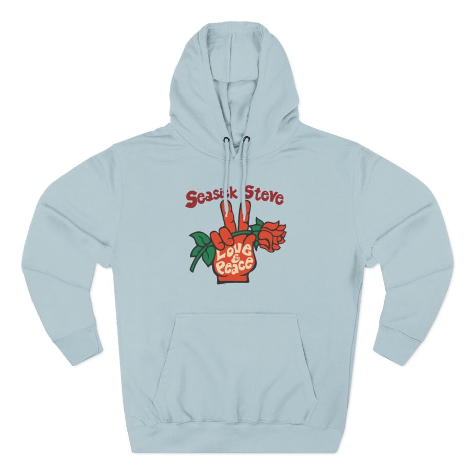 Seasick Steve Love & Peace Three-Panel Fleece Hoodie