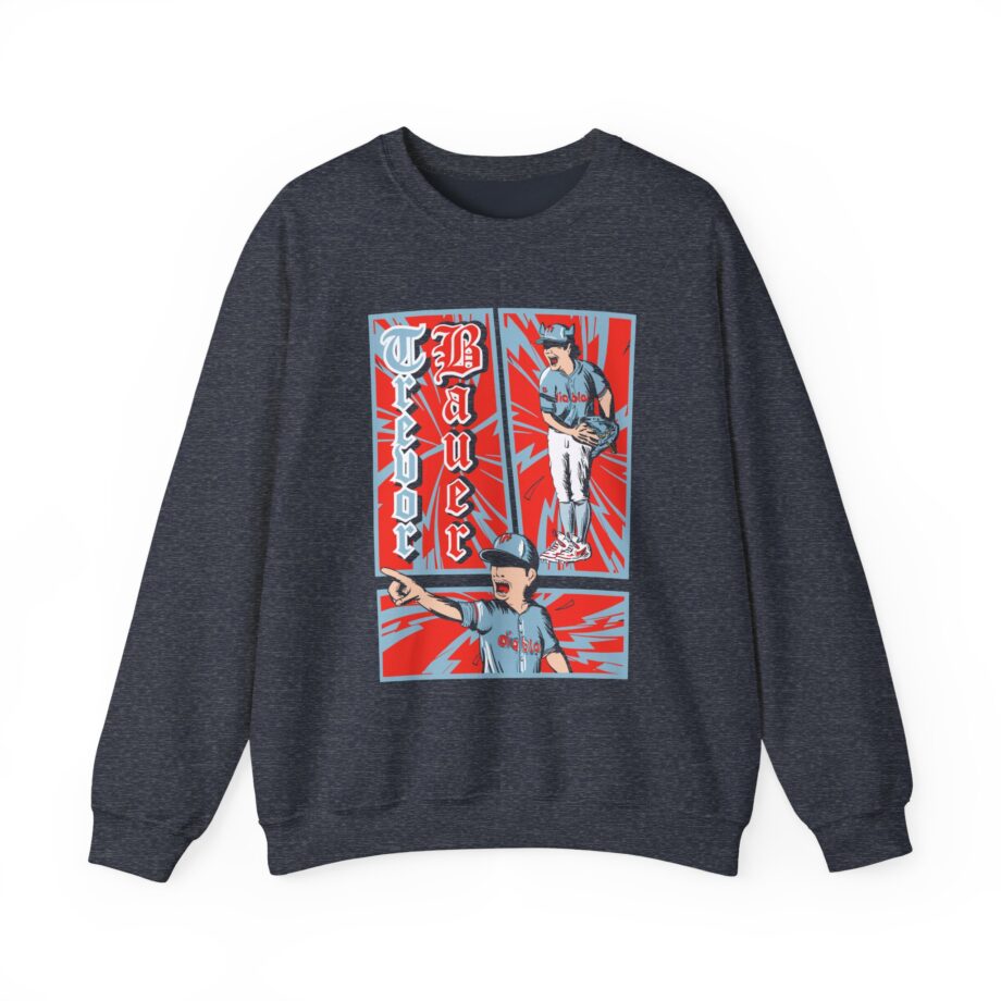 Trevor Bauer Diablo's Comic Strip Unisex Heavy Blend™ Crewneck Sweatshirt