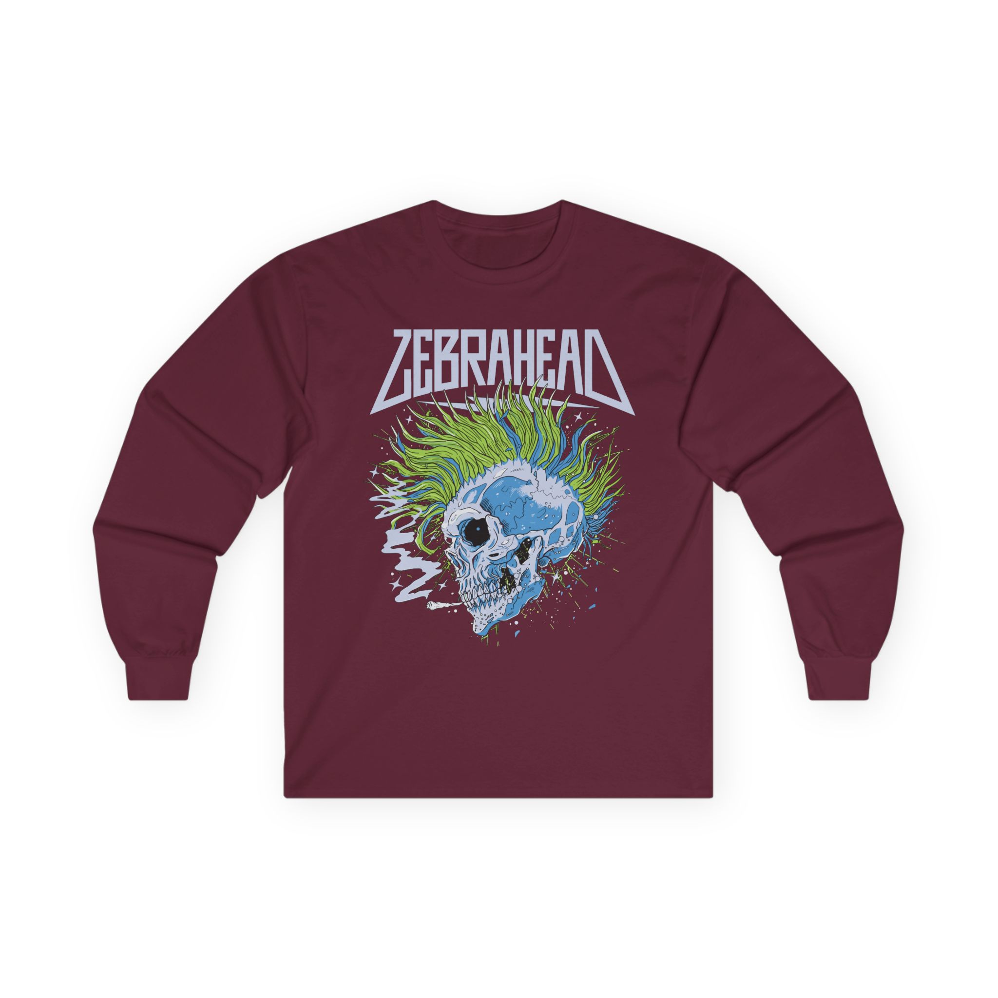Zebrahead Skull Unisex Ultra Cotton Long Sleeve Tee