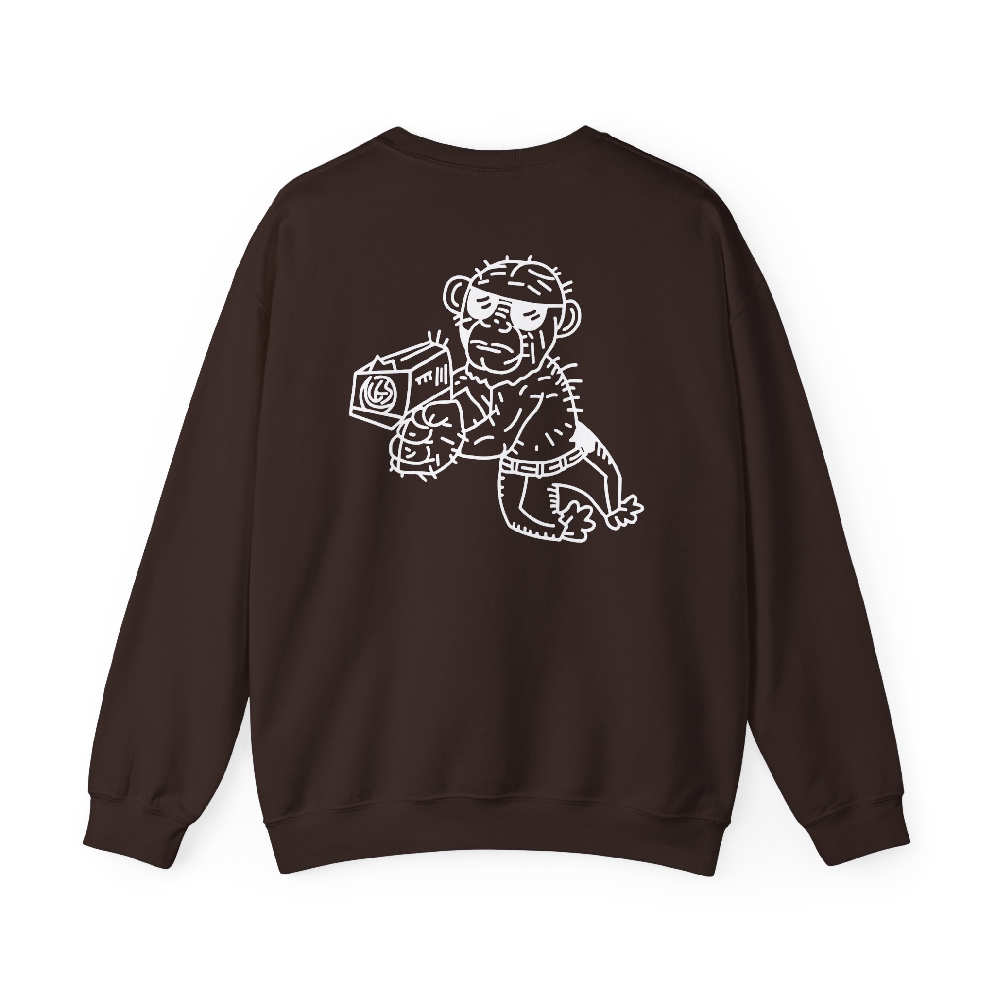 Spoonkid Detective Monke Unisex Heavy Blendâ„¢ Crewneck Sweatshirt