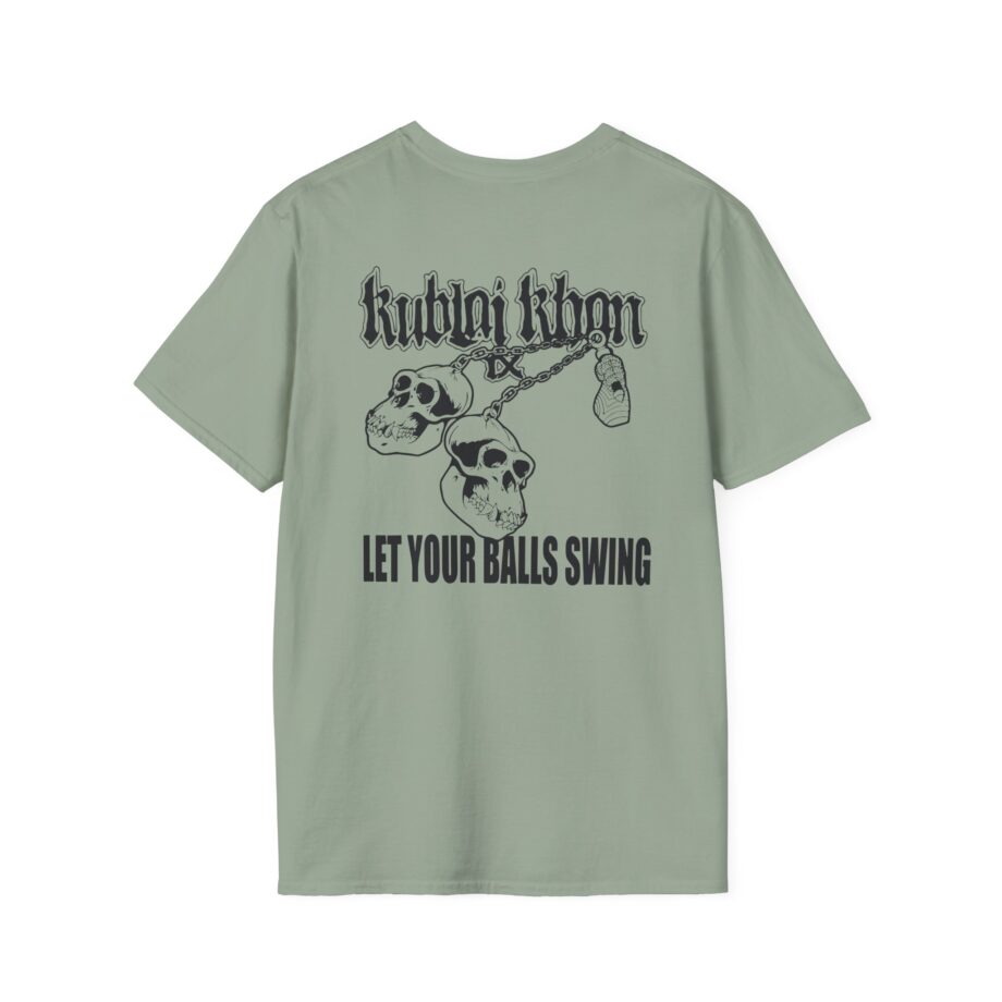 Kublai Khan - Let the Balls Swing Natural Unisex Softstyle T-Shirt