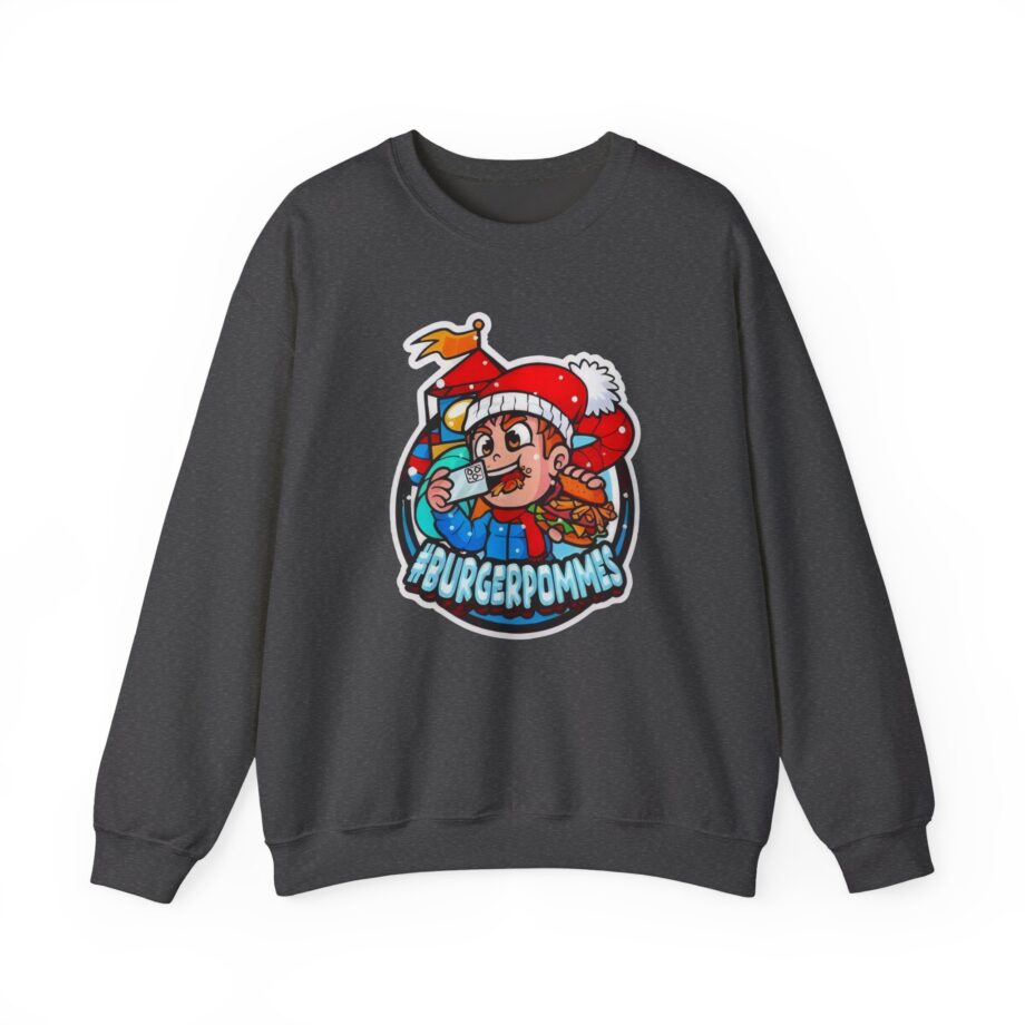 Burger Pommes Unisex Heavy Blend™ Crewneck Sweatshirt
