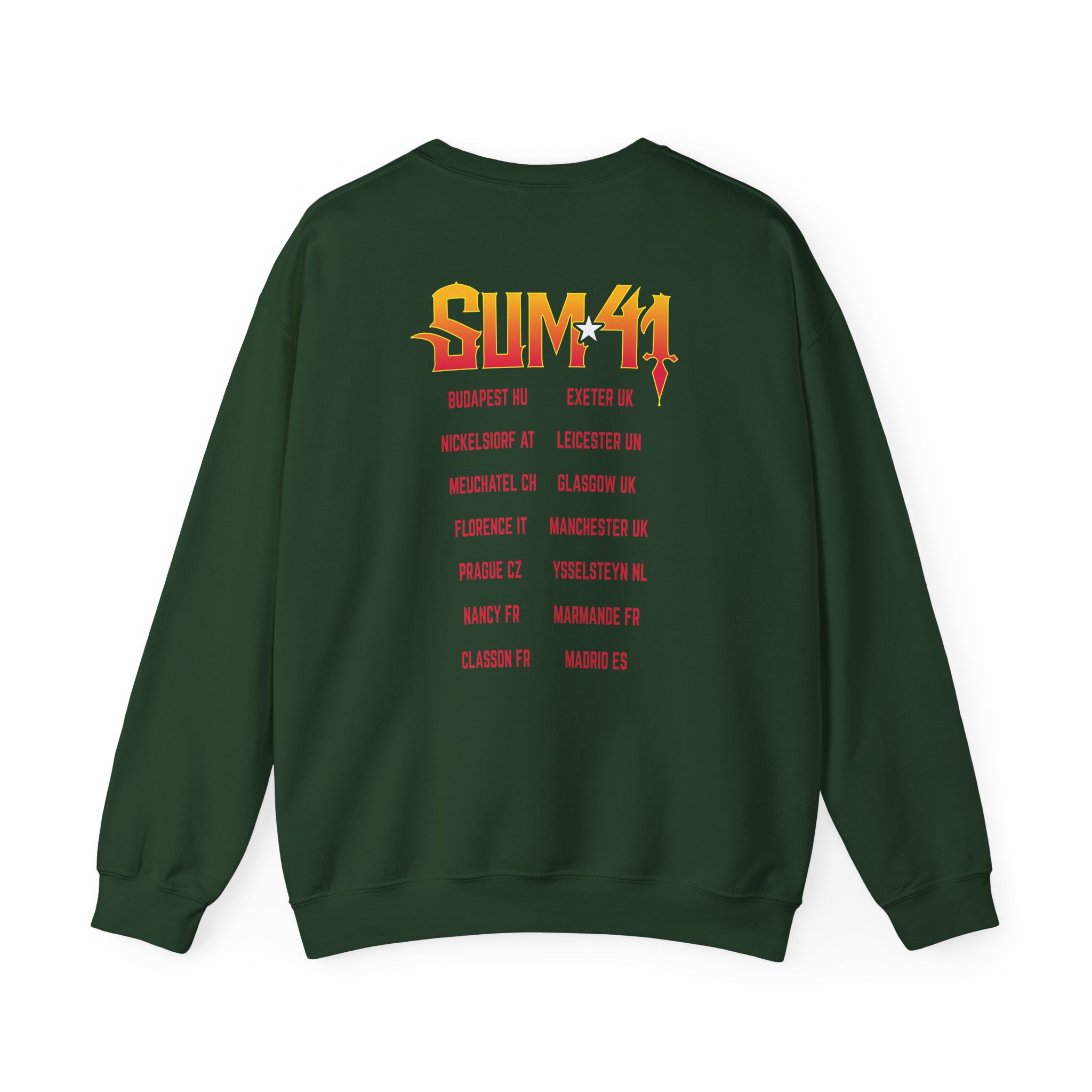 Sum 41 Out for Blood Unisex Heavy Blendâ„¢ Crewneck Sweatshirt