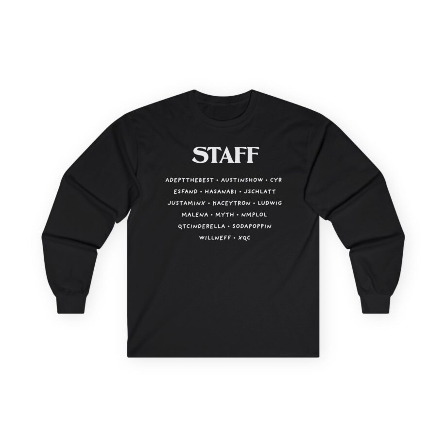 Qtcinderella Shit Camp Staff Unisex Ultra Cotton Long Sleeve Tee