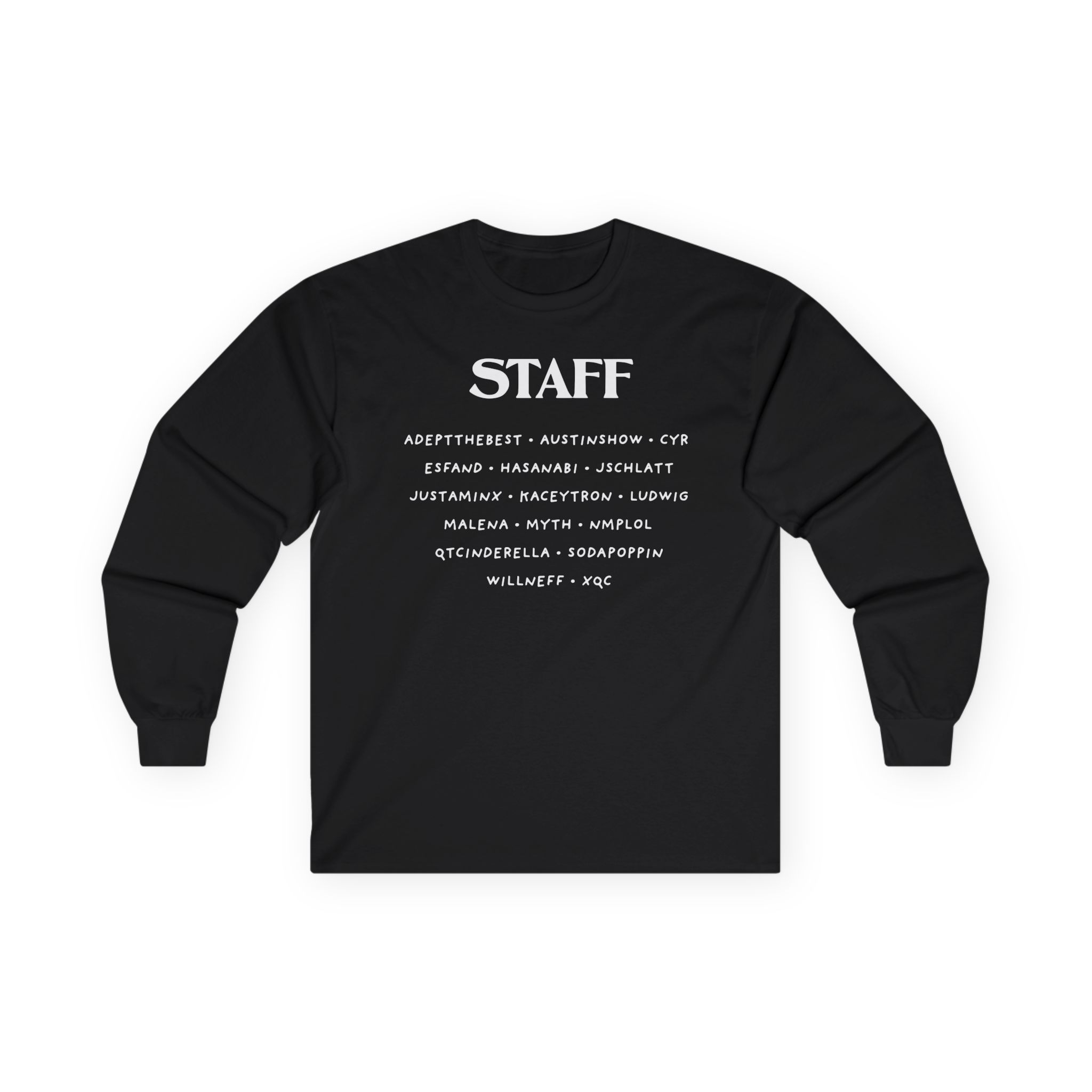 Qtcinderella Shit Camp Staff Unisex Ultra Cotton Long Sleeve Tee