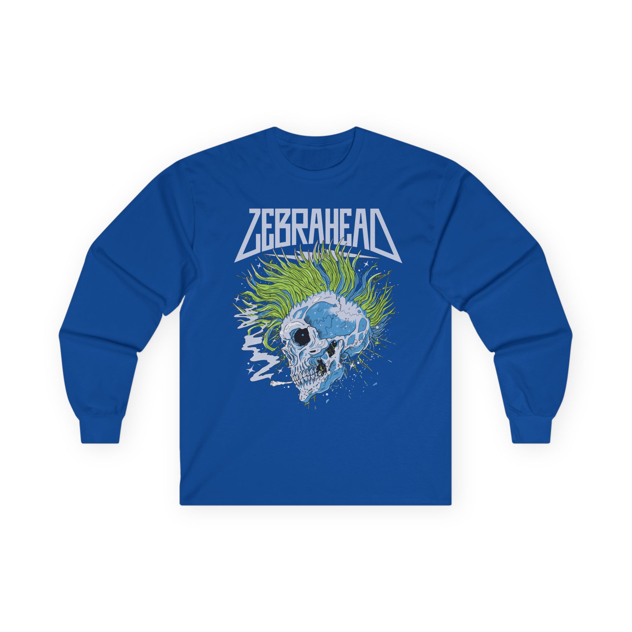 Zebrahead Skull Unisex Ultra Cotton Long Sleeve Tee