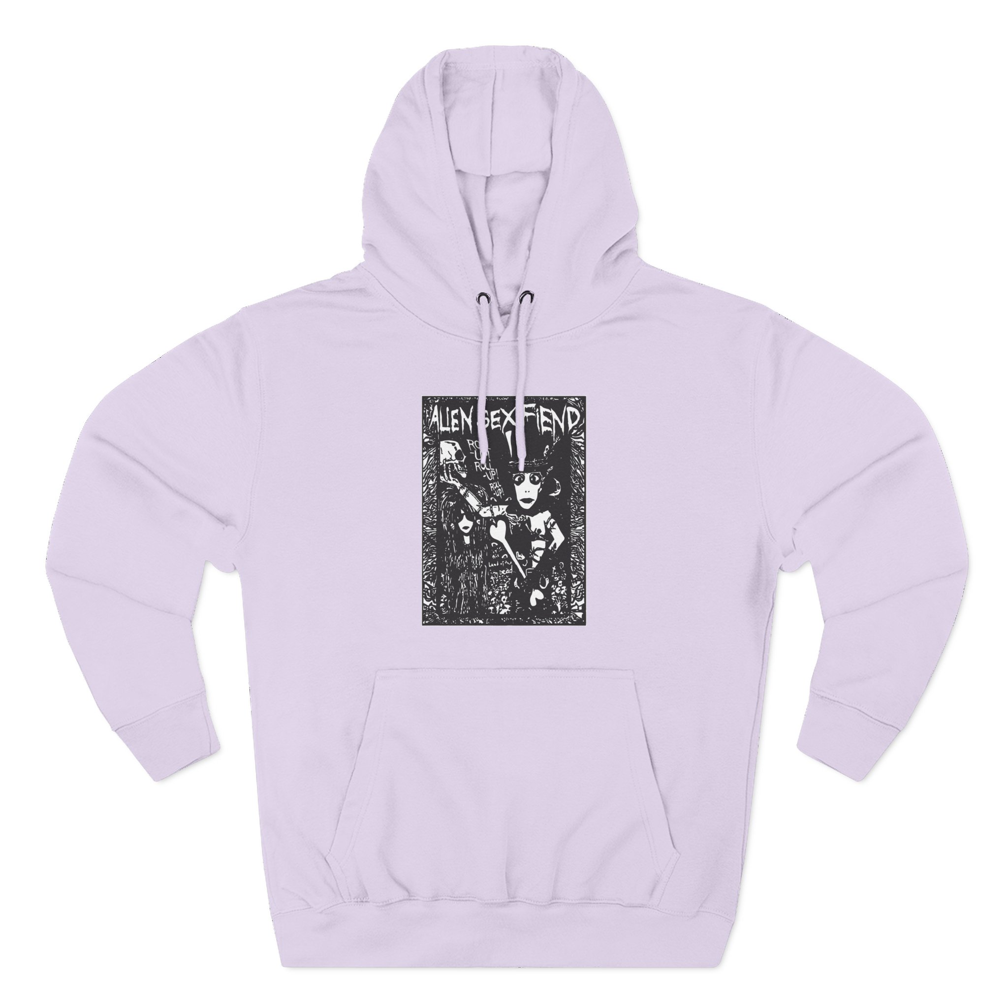Alien Sex Fiend Land of the Living Dead Three-Panel Fleece Hoodie