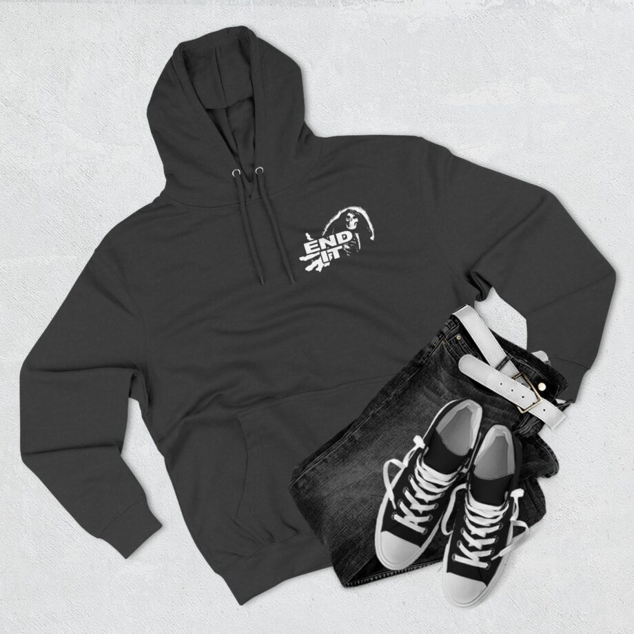 End It Three-Panel Fleece Hoodie