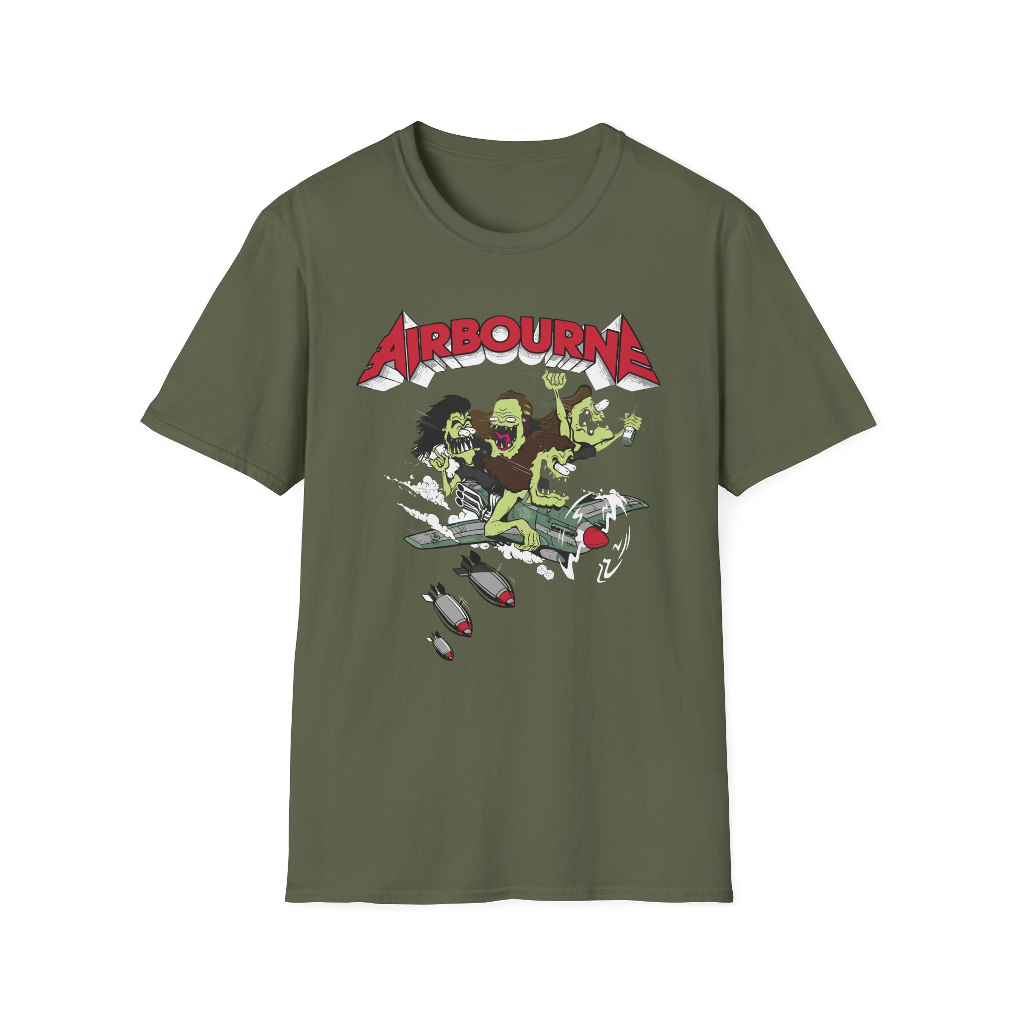 Airbourne - Nitro Herren Unisex Softstyle T-Shirt