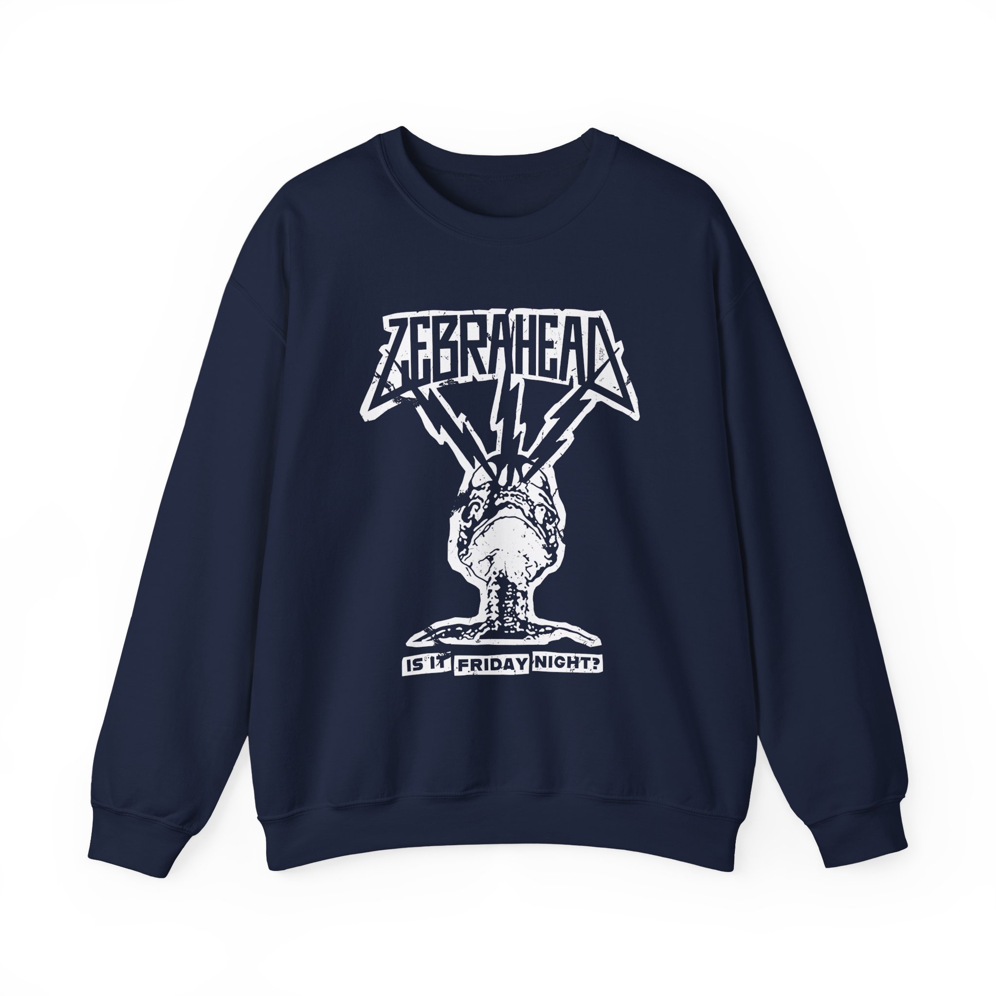 Zebrahead Lightning Skull Friday night tour Unisex Heavy Blendâ„¢ Crewneck Sweatshirt