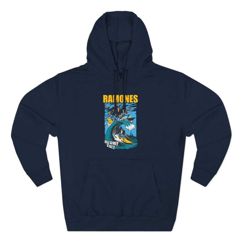 Ramones Rockaway Beach Three-Panel Fleece Hoodie