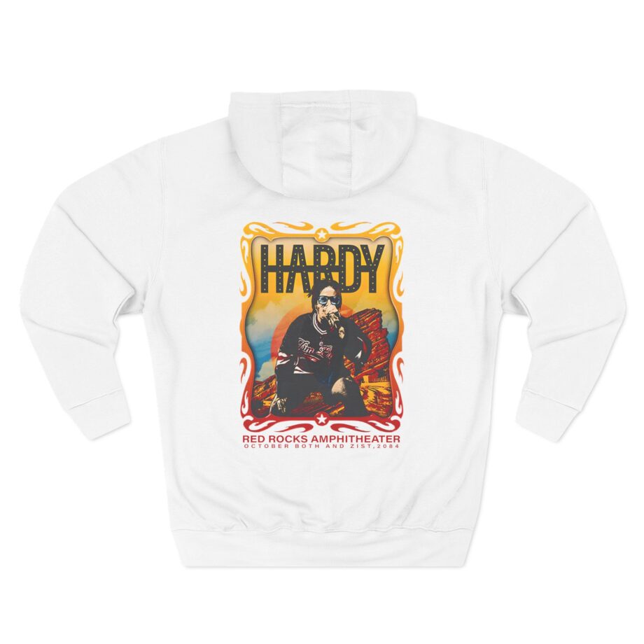 Hardy Red Rocks 2024 Three-Panel Fleece Hoodie