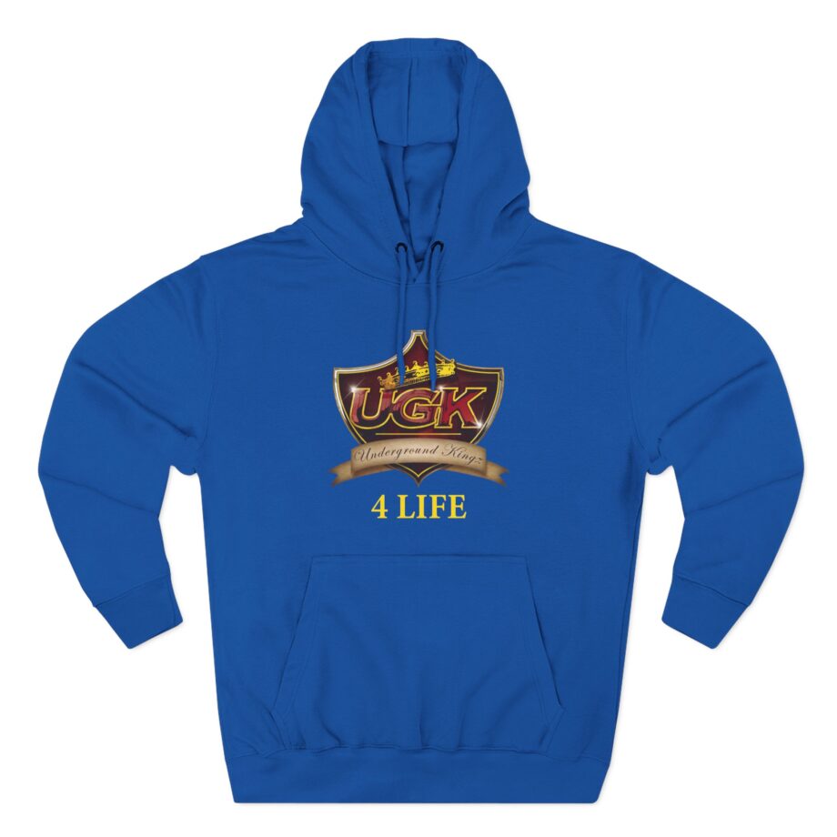 UGK 4 Life Three-Panel Fleece Hoodie