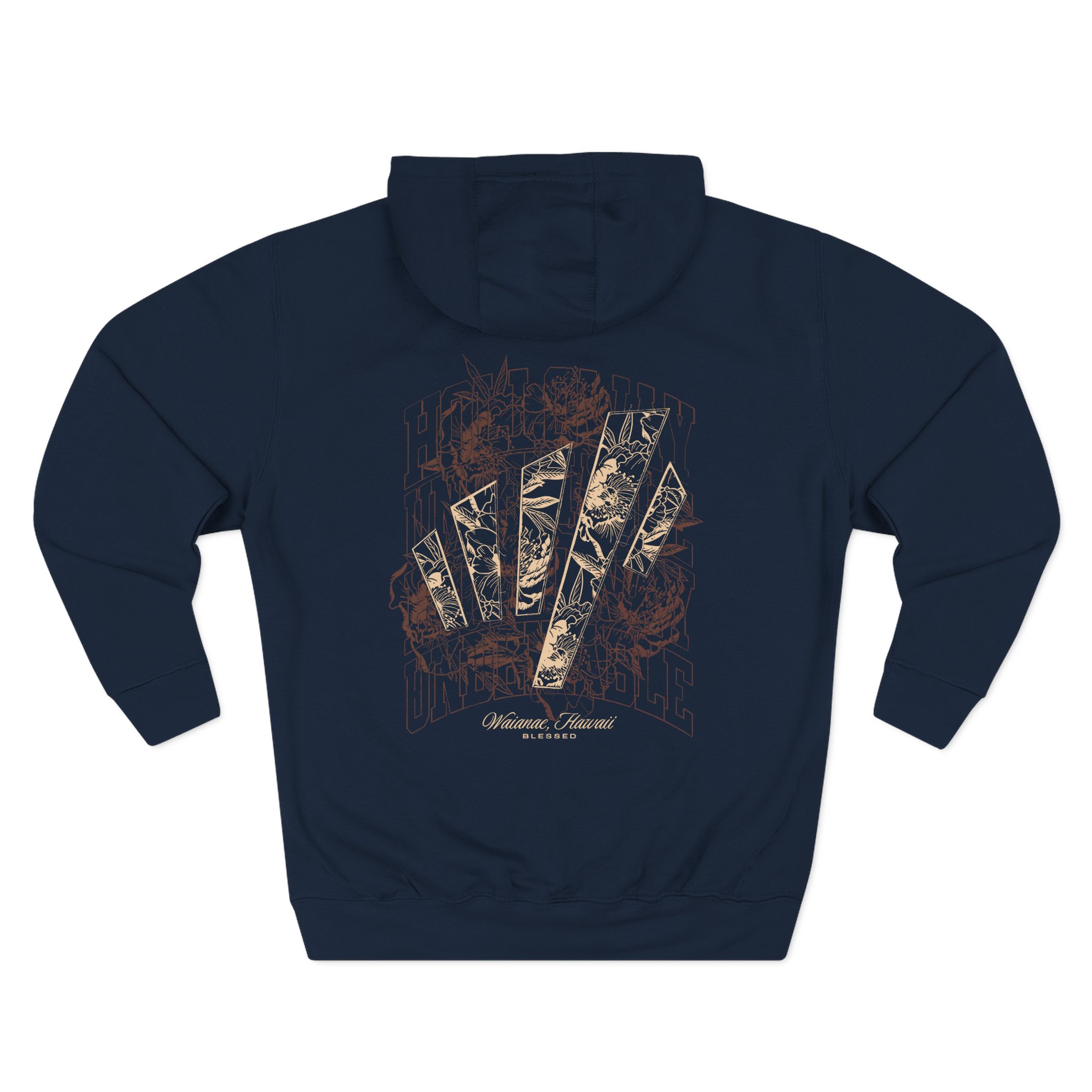 Max Holloway Undeniable Burgundy Three-Panel Fleece Hoodie