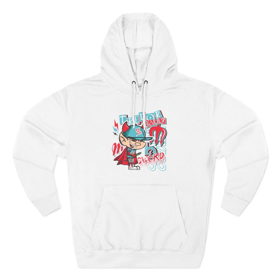 Trevor Bauer Diablo's Cartoon Three-Panel Fleece Hoodie