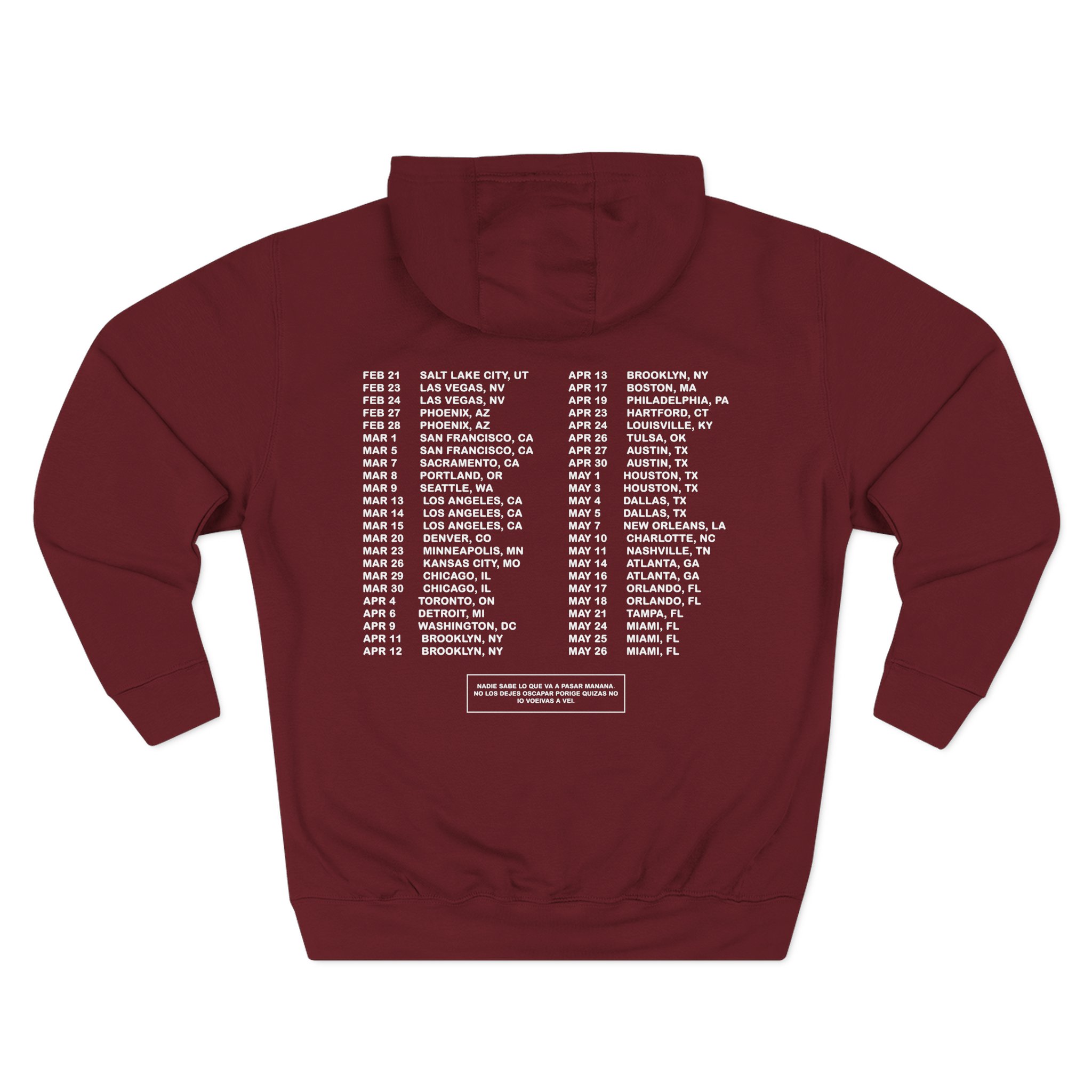 BB Gracias Por Nada Three-Panel Fleece Hoodie
