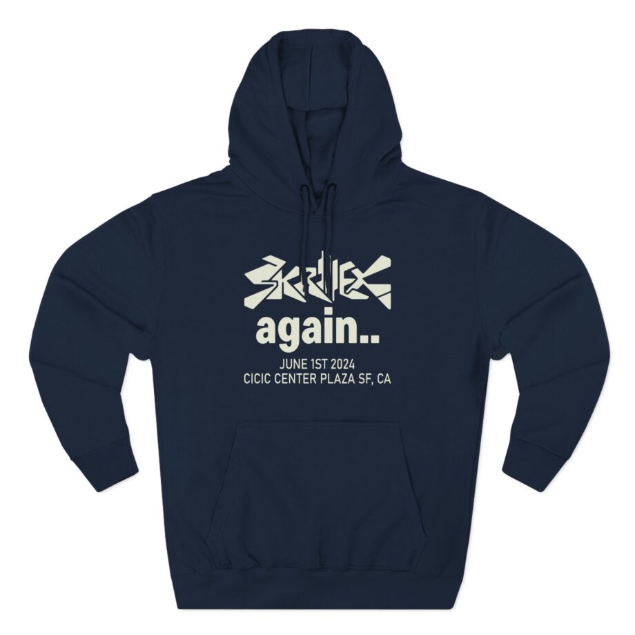 Skrillex Fred Again Civic Center Three-Panel Fleece Hoodie