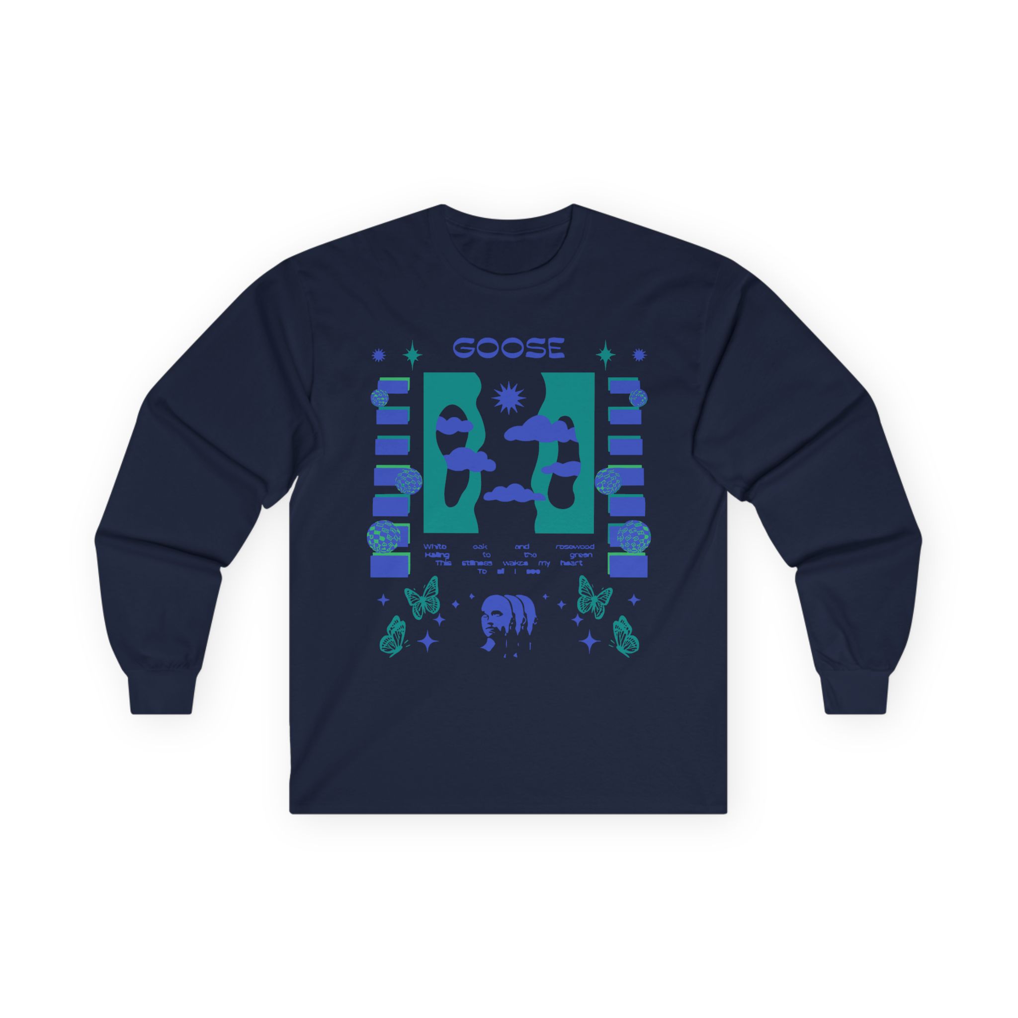 Goose Rosewood Unisex Ultra Cotton Long Sleeve Tee