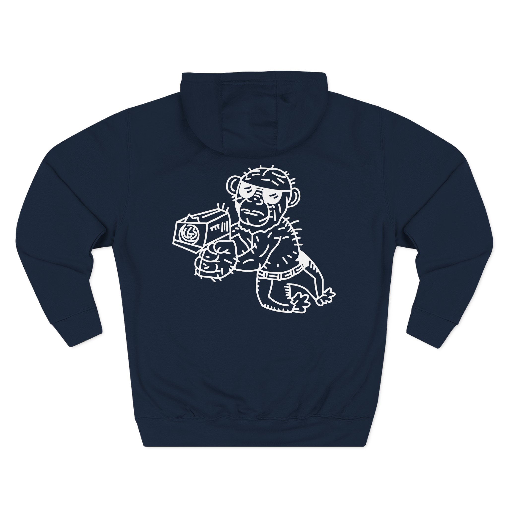 Spoonkid Detective Monke Three-Panel Fleece Hoodie