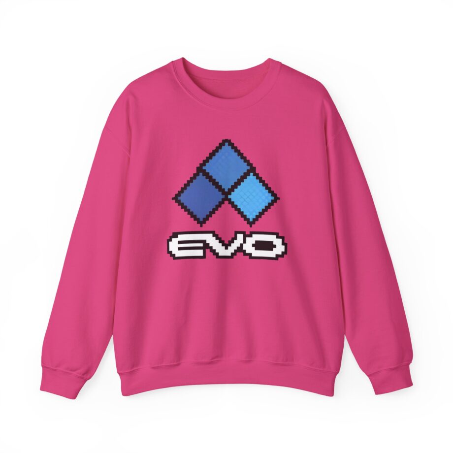 Evo 8 Bit Logo Returns Unisex Heavy Blend™ Crewneck Sweatshirt
